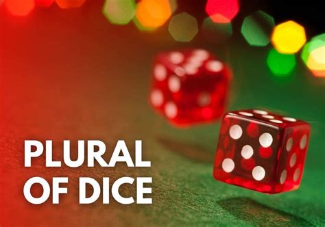dices plural